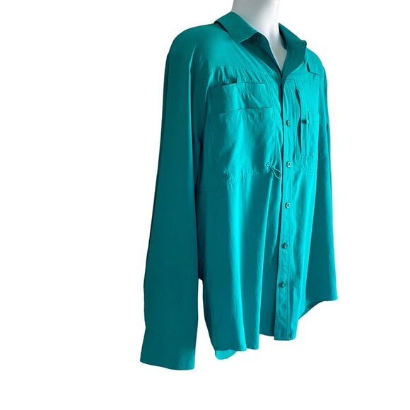 Reel Legends Saltwater II Long Sleeve Fishing Performance Shirt Men's Large NEW - Picture 4 of 7